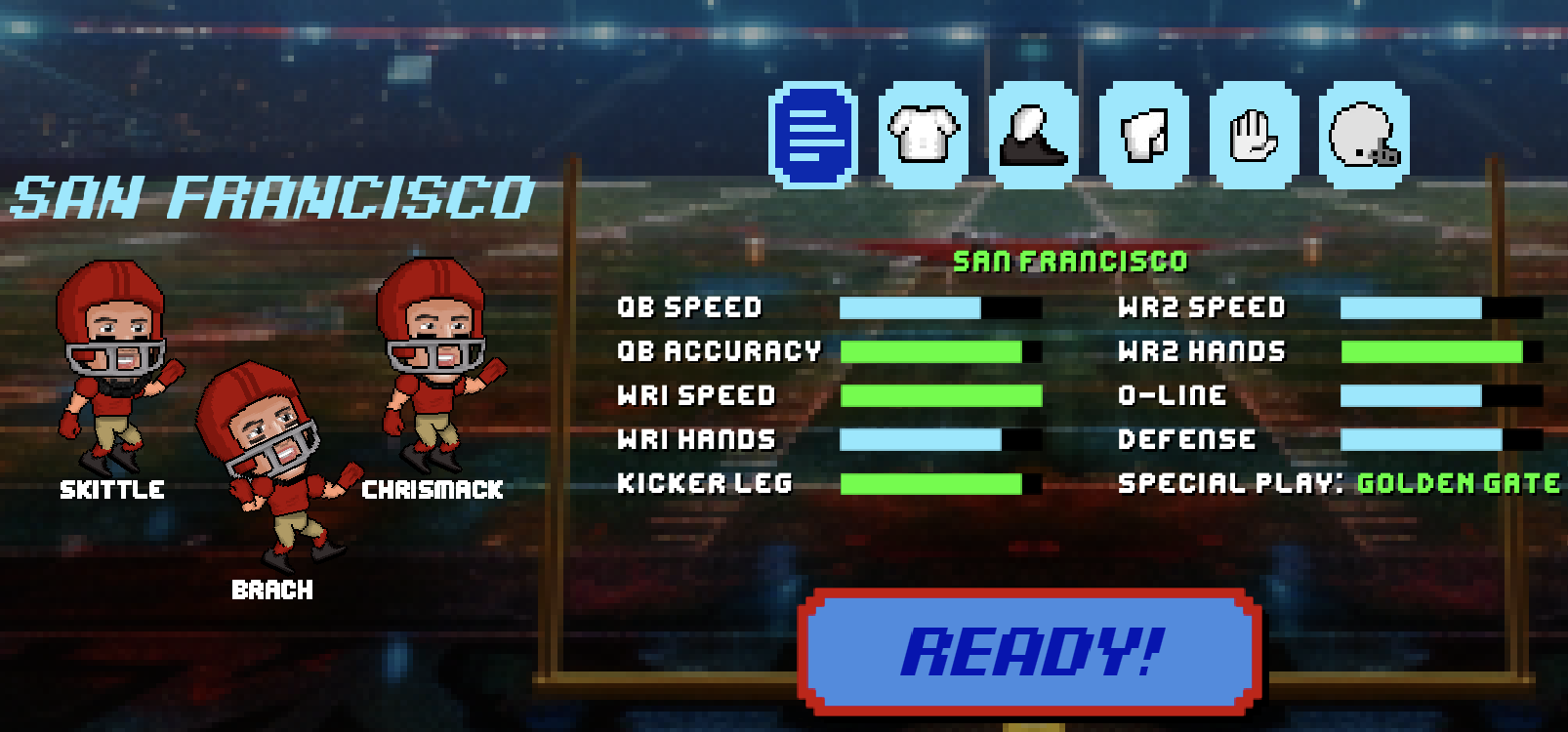 SAN FRANCISCO 49ERS in Football Bros